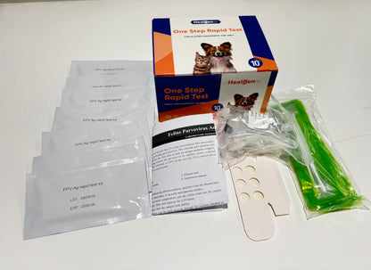 XSure - Katzen-Panleukopenie-Virus Antigen-Schnelltest-Kit, 10 Tests